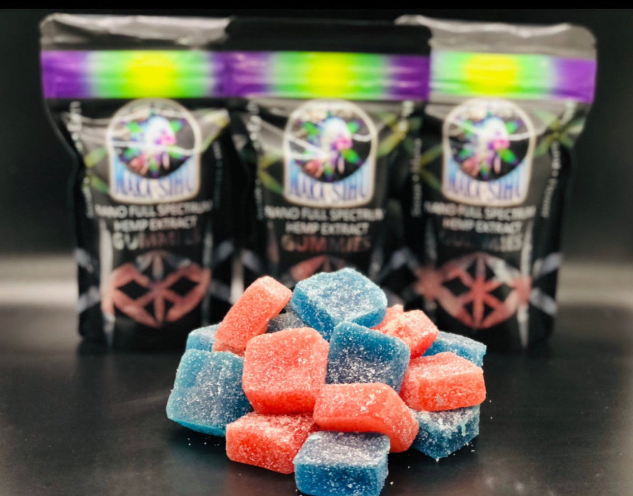 500mg- 10 Organic Vegan Nano-Molecular Delta-9 THC Gummies image 0