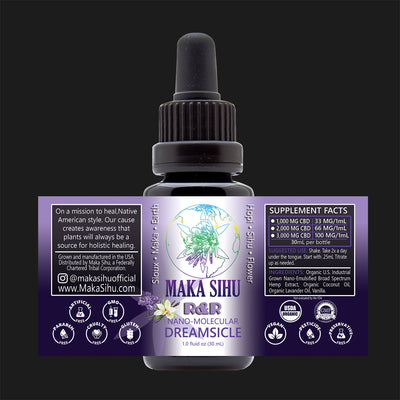 Nano-Molecular Full Spectrum CBD Oil (Dreamsicle Rest &amp; Relaxation) image 0