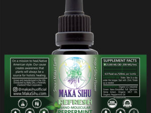 Nano-Molecular Full Spectrum CBD Oil (Peppermint Refresh) HIGH STRENGTH-WHOLESALE PRICING