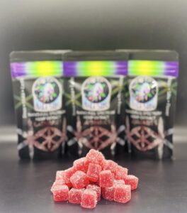 1,000mg- 20 Organic Vegan Nano-Molecular Delta-8 THC Gummies