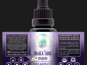 Nano-Molecular Full Spectrum CBD Oil (Dreamsicle Rest & Relaxation) HIGH STRENGTH-WHOLESALE PRICING