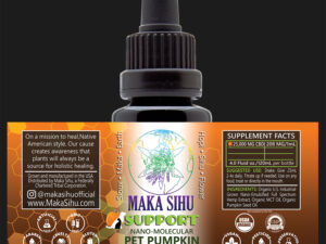Nano-Molecular Full Spectrum CBD Oil (Pet Pumpkin Support) HIGH STRENGTH-WHOLESALE PRICING