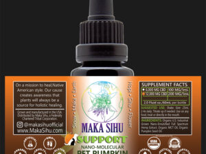 Nano-Molecular Full Spectrum CBD Oil (Pet Pumpkin Support) HIGH STRENGTH-WHOLESALE PRICING