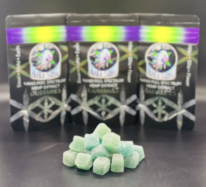 100mg- 10 Organic Vegan Nano-Molecular Delta-9 THC Gummies